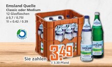 Mineralwasser bei K+K - Klaas & Kock in Bad Oeynhausen Mineralwasser im Angebot bei K+K - Klaas & Kock Bad Oeynhausen für 3,49 €