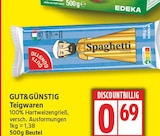 Spaghetti von GUT&GÜNSTIG im aktuellen EDEKA Prospekt für 0,69 €