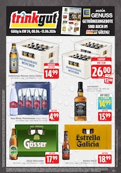 Trinkgut Discounter Prospekt der aktuellen Woche mit 2 Seiten, gültig von 08.06.2026 bis 13.06.2026, in Ofterdingen und Umgebung Aktueller Trinkgut Discounter Prospekt in Ofterdingen und Umgebung, "Aktuelle Angebote" mit 2 Seiten, 08.06.2026 - 13.06.2026