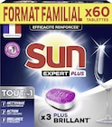 Tablettes lave-vaisselle Tout en 1 Expert Plus* - SUN en promo chez Casino Supermarchés Plaisir à 7,99 €