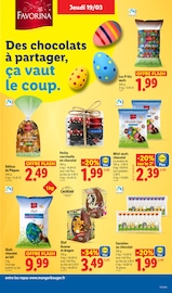 Chocolat Angebote im Prospekt "De bons produits pour Pâques, ça vaut le coup." von Lidl Chocolat Angebote im Prospekt "De bons produits pour Pâques, ça vaut le coup." von Lidl auf Seite 23