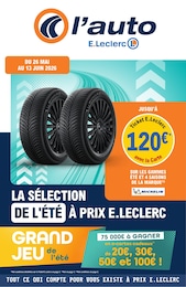 Catalogue E.Leclerc avec 12 pages de promos Prospectus E.Leclerc, "La Sélection de l'Été à Prix E.Leclerc", pages, 26/05/2026 - 13/06/2026