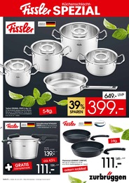Zurbrüggen Prospekt für Minden mit 4 Seiten Zurbrüggen Prospekt für Minden: "Fissler Spezial!", 4 Seiten, 26.09.2022 - 02.11.2022