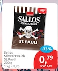 Schwarzweich St. Pauli von Sallos im aktuellen budni Prospekt