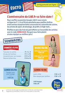 Prospectus Lidl à Entremont, "L'anniversaire", 42 pages de promos valables du 31/05/2024 au 10/06/2024