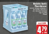 Mineralwasser im Angebot bei EDEKA in Melle Mineralwasser Angebote von Rheinfels Quelle bei EDEKA Melle für 4,79 €