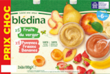 COUPELLES FRUITS DU VERGER & POMMES FRAISES BANANES BLÉDINA - BLEDINA dans le catalogue Auchan Supermarché
