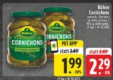 Cornichons mit Kräutern verfeinert bei EDEKA im Bielefeld Prospekt für 1,99 €