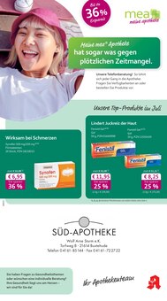 Aktueller mea - meine apotheke Prospekt "Unsere Juli-Angebote" für Buxtehude Aktueller mea - meine apotheke Prospekt für Buxtehude mit Seiten