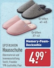 Hausschuhe Angebote von UP2FASHION bei ALDI Nord Wunstorf für 4,99 €