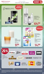 Sodastream Angebot im aktuellen Rossmann Prospekt auf Seite 4