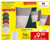 Kissen gefüllt BOUCLÉ von Linneweber für 7,99 € bei Zurbrüggen im Angebot Kissen gefüllt BOUCLÉ von Linneweber im aktuellen Zurbrüggen Prospekt