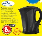 Wasserkocher im Angebot bei TEDi in Troisdorf Wasserkocher Angebote von Elta bei TEDi Troisdorf für 8,00 €