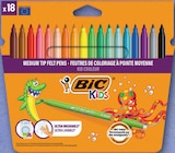 18 feutres de coloriage pointe moyenne - BIC KIDS en promo chez Intermarché Super Boulogne-sur-Mer à 2,96 €