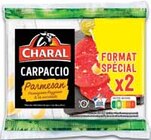 Viande bovine : Lot de 2 carpaccios au parmesan - CHARAL - Intermarché à Yerres Viande bovine : Lot de 2 carpaccios au parmesan - CHARAL en promo chez Intermarché Yerres à 9,90 €