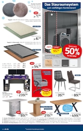 Aktueller ROLLER Prospekt mit Esstisch, "Schneeflöckchen Preis-Schöckchen", Seite 14