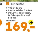 Einzeltor im Angebot bei Globus-Baumarkt in St. Ingbert Einzeltor Angebote bei Globus-Baumarkt St. Ingbert für 169,00 €