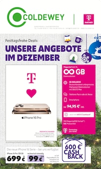 Detlef Coldewey GmbH Prospekt Festtagsfrohe Deals: UNSERE ANGEBOTE IM DEZEMBER mit 12 Seiten