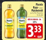 Rapsöl im EDEKA Prospekt Rapsöl von Mazola im aktuellen EDEKA Prospekt für 3,33 €