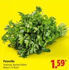 Petersilie  im aktuellen Lidl Prospekt für 1,59 €