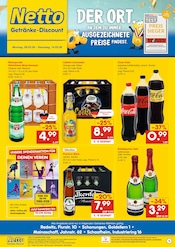 Aktueller Netto Marken-Discount Prospekt mit Cola, "DER ORT, AN DEM DU IMMER AUSGEZEICHNETE PREISE FINDEST.", Seite 1
