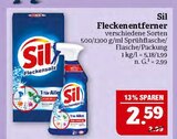 Fleckenentferner im Angebot bei Marktkauf in Altenburg Fleckenentferner Angebote von Sil bei Marktkauf Altenburg für 2,59 €