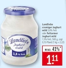 cremiger Joghurt mild 3,8% Fett im Angebot bei Marktkauf in Schwäbisch Gmünd cremiger Joghurt mild 3,8% Fett Angebote von Landliebe bei Marktkauf Schwäbisch Gmünd für 1,11 €