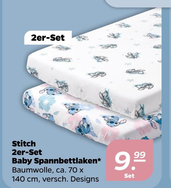 Stitch Baby Spannbettlaken