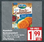 Backcamembert Classic von Alpenhain für 1,99 € bei EDEKA im Angebot Backcamembert Classic von Alpenhain im aktuellen EDEKA Prospekt