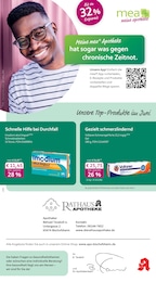Apotheken Prospekt von mea - meine apotheke in Bischofsheim Aktueller mea - meine apotheke Apotheken Prospekt für Bischofsheim: Unsere Juni-Angebote mit 4} Seiten, 01.06.2026 - 30.06.2026