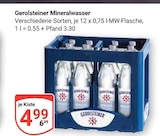 Aktuelles Mineralwasser Angebot bei GLOBUS in Bochum ab 4,99 €