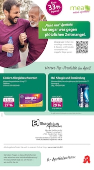mea - meine apotheke Prospekt der Woche "Unsere April-Angebote" Seite 1, 01.04.2026 bis 30.04.2026 für Neukirchen-Vluyn Aktueller mea - meine apotheke Prospekt "Unsere April-Angebote" Seite 1 von 4 Seiten für Neukirchen-Vluyn
