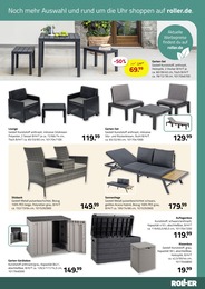 ROLLER Gartenliege im Prospekt 