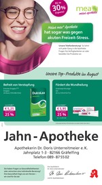 Aktueller mea - meine apotheke Apotheken Prospekt in Germering und Umgebung, "Unsere August-Angebote" mit 4 Seiten, 01.08.2025 - 31.08.2025