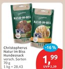 Natur im Biss Hundesnack im Angebot bei budni in Stade Natur im Biss Hundesnack Angebote von Christopherus bei budni Stade für 1,99 €
