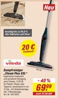Dampfreiniger „Steam Plus XXL“ Angebote von vileda bei toom Baumarkt Beckum für 69,99 €