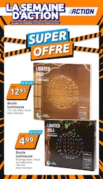 Offre Boules de noël dans le catalogue Action du moment à la page 1