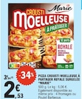 Pizza Crousti Moelleuse à Partager Royale Surgelée - Marie en promo chez E.Leclerc Pizza Crousti Moelleuse à Partager Royale Surgelée - Marie dans le catalogue E.Leclerc