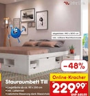 Stauraumbett Till von Inter Link im aktuellen Netto Marken-Discount Prospekt für 229,99 €