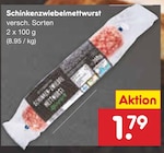 Netto Marken-Discount Waldfeucht - Schinkenzwiebelmettwurst Angebot im Prospekt Schinkenzwiebelmettwurst bei Netto Marken-Discount im Waldfeucht Prospekt für 1,79 €