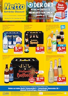 Krombacher im aktuellen Netto Marken-Discount Prospekt (Albstadt) Krombacher im Netto Marken-Discount Prospekt "DER ORT, AN DEM DU IMMER AUSGEZEICHNETE PREISE FINDEST." mit 6 Seiten (Albstadt)
