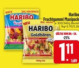 Tropifrutti XXL Maxipack im Angebot bei EDEKA in Ravensburg Tropifrutti XXL Maxipack Angebote von Haribo bei EDEKA Ravensburg für 1,11 €