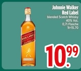 Red Label im Angebot bei EDEKA in Ingolstadt Red Label Angebote von Johnnie Walker bei EDEKA Ingolstadt für 10,99 €