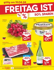 Schweinefleisch im Netto Marken-Discount Prospekt "Aktuelle Angebote" mit 49 Seiten (Rostock)