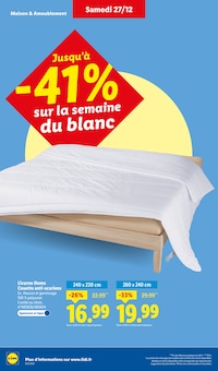 Promo Literie dans le catalogue Lidl du moment à la page 38
