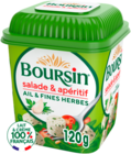 DÉS DE FROMAGE AIL ET FINES HERBES BOURSIN - BOURSIN - Auchan Hypermarché à Valence DÉS DE FROMAGE AIL ET FINES HERBES BOURSIN - BOURSIN en promo chez Auchan Hypermarché Valence à 2,19 €