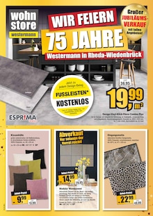 Aktueller wohnstore Westermann Prospekt "BETTEN-AKTIONSWOCHEN" Seite 1 von 24 Seiten