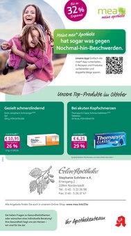 Aktueller mea - meine apotheke Prospekt für Norderstedt und Ungebung,  Seiten zum blättern mea - meine apotheke Prospekt Unsere Oktober-Angebote mit  Seiten in Norderstedt und Umgebung