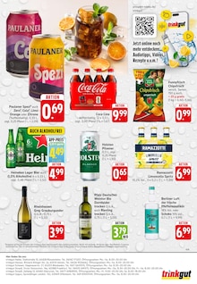 Coca Cola im aktuellen Trinkgut Prospekt (Rüsselsheim) Coca Cola im Trinkgut Prospekt "Aktuelle Angebote" mit 8 Seiten (Rüsselsheim)