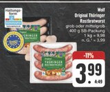 Aktuelle Bratwurst Angebote bei E center in Jena Aktuelles Original Thüringer Rostbratwurst Angebot bei E center in Jena ab 3,99 €